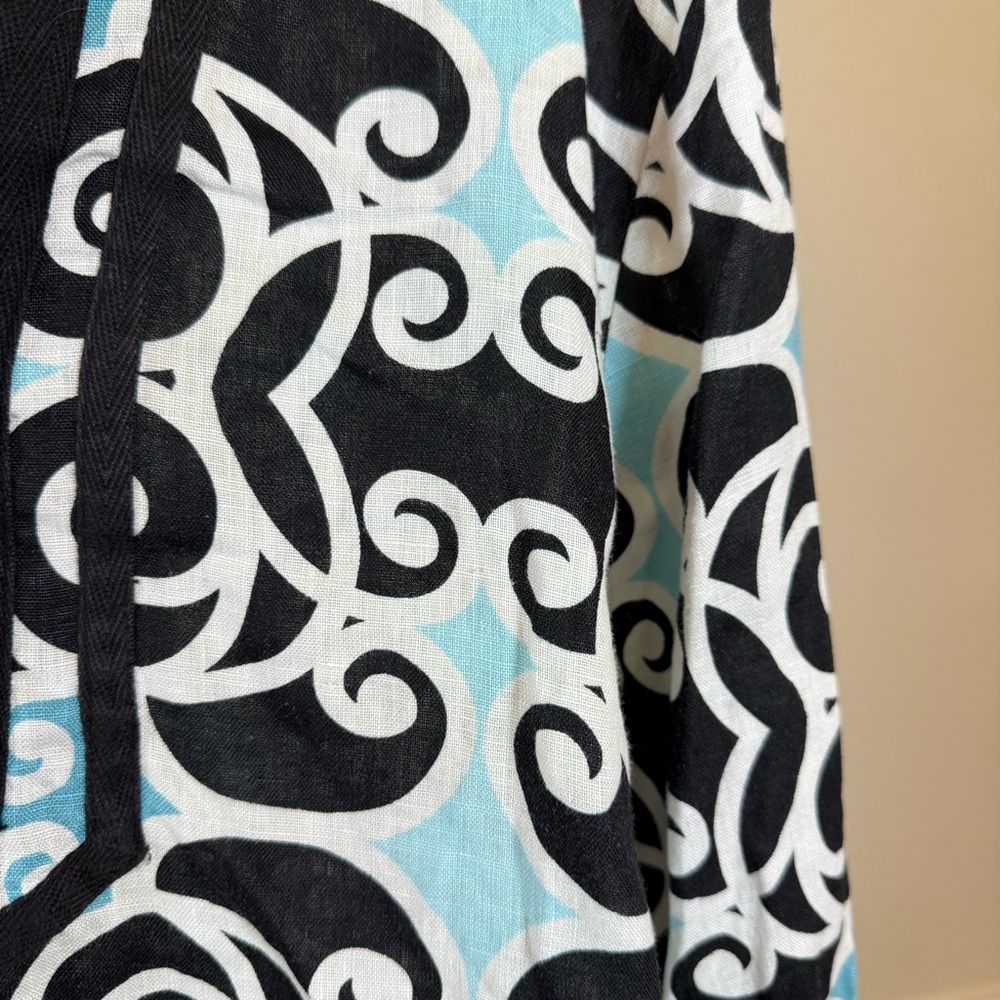 Coastal Vacation Linen Plus Size 18 Boho Modest Sophisticated Relaxed Beach - Picture 7 of 9